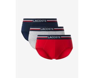 Lacoste Logo Waist Slip Monochrome Red Navy Grey (3 units) - S