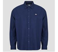 Lacoste Long sleeved Shirt Chemise en flanelle de coton regular fit in Marine UK 10