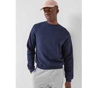 Lacoste Loose Fit Heavy Sweatshirt Navy Blue - XL