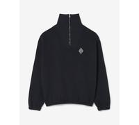Lacoste Loose Fit Half Zip Sweatshirt Black - S