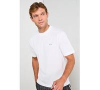 Lacoste Loose Fit Heavy Cotton Jersey T-Shirt, White, Size M, Men White