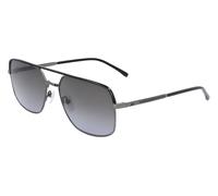 Lacoste Man L227S 047 Sunglasses Metal Grey Grey Pilot Shaded