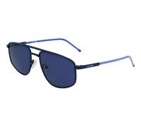Lacoste Man L254S 401 Sunglasses Metal Blue opaque Blue Pilot