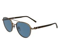 Lacoste Man L271S 750 Sunglasses Metal Gold Blue Squared Normal