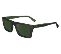 Lacoste Man L6009S 002 Sunglasses Bio-inject Black Green Squared Normal Normal