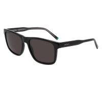 Lacoste Man L6025S 001 Sunglasses Bio-inject Black Squared Normal Normal
