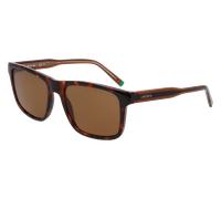 Lacoste Man L6025S 219 Sunglasses Bio-inject Havana Squared Normal Normal