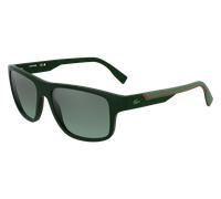Lacoste Man Lacoste L6057S 301 Sunglasses Bio-inject Green Squared Normal