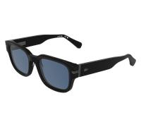 Lacoste Man Lacoste L6093S 001 Sunglasses Acetate Black Blue Squared Normal