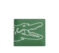 Lacoste medium crocodile-graphic card holder - Green One Size