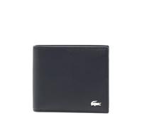 Lacoste medium fg leather billfold - Blue One Size