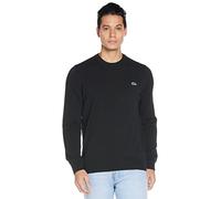 Lacoste Crew Neck Cotton Sweater Size 5 - L Black
