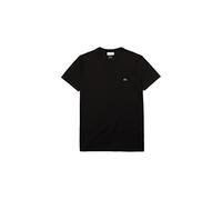 (Black, M) Lacoste Mens T Shirts TH6709 Short Sleeve Regular Fit