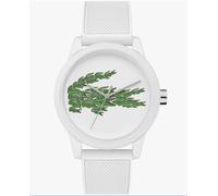 Lacoste Analogue Quartz Watch for Men LACOSTE.12.12 Collection with White Silicone Bracelet - 2011039