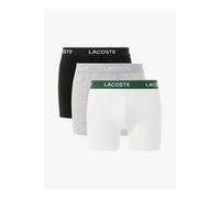 Lacoste Men's 3 Pack Boxer Briefs DTM Black/Grey/White | Size: Medium Lacoste Multicolor M