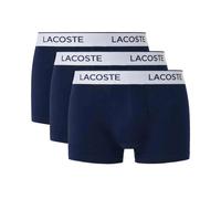 Lacoste Mens 3 Pack Boxer Shorts Cotton Stretch in Midnight Blue