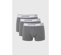 Lacoste Men's 3 Pack Boxers Grey | Size: Medium Lacoste Grey M
