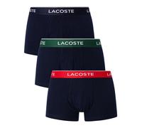 Lacoste Men's 3 Pack Casual Trunks, Blue