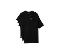 Lacoste Men's 3 Pack Lounge Cotton T-Shirts Black/Black/Black