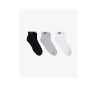 Lacoste Men's 3 Pack Mid-Length Sport Socks Black/Grey/White | Size: Medium/Large Lacoste Multicolor M/L