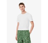 Lacoste Mens 3-Pack Plain Mens T-Shirts - White 001 - White 001 - L