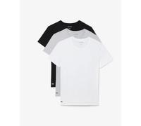Lacoste 3 pack t-shirt in multi