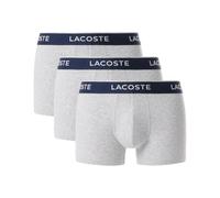 Lacoste 3-Pack of Mens Trunks - Silver Chine CCA