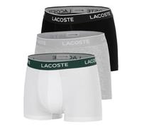 Lacoste Men's 3-Pack Cotton Trunks - Grey - Size L