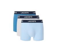 Lacoste Men's 3-Pack Stretch Cotton Trunks, Vaporeux/Panorama-Argent, M