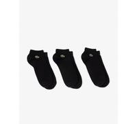 Lacoste Mens 3-Pack Trainers Socks - Black - Size UK 9-12