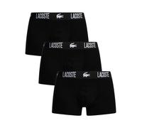 Lacoste Men's 3 Pack Trunks, Black