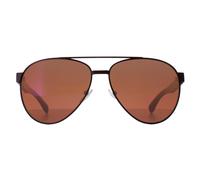 Lacoste Men's Aviator Matte Red Brown L185S Lacoste Red One Size