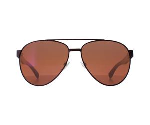 Lacoste Men's Aviator Matte Red Brown L185S Lacoste Red One Size