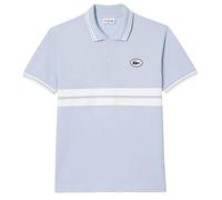 Lacoste Mens Badge Classic Polo Shirt - Blue/White - Blue/White - XS - 100% Mixed