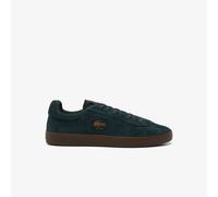 Lacoste Mens Baseshot Suede Trainers in Green Leather - Size UK 7.5