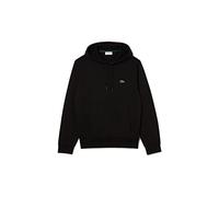 Lacoste Mens Basic Fleece Hoodie Black M