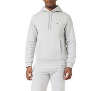 Lacoste Mens Basic Fleece Hoodie Grey M
