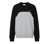 Lacoste Mens Block Cotton Fleece Sweatshirt in Grey - Size Medium