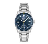 Lacoste Men's Boston Navy Dial and Stainless Steel Bracelet Watch