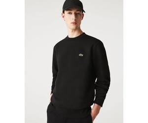Lacoste Mens Brand Logo Solid Black Sweater