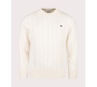 Lacoste Mens Cable Knit Jumper - Colour: XFJ Lapland - Size: 5/L 5/L