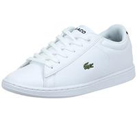 Lacoste Men's Carnaby BL21 1 SMA Sneakers, Wht/NVY, 7.5 UK