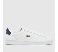 Lacoste CARNABY SET Mens Court Trainers Trainers White/Navy - UK 7