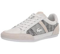Lacoste Men's Chaymon Sneaker, White/Black, 7 UK