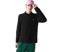 Lacoste Mens Classic Cotton Long Sleeve Polo Shirt - Black - XL