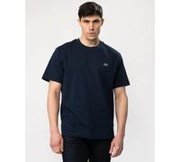 Lacoste Mens Classic Fit Cotton Jersey T-Shirt - Navy Blue 166