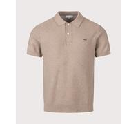 Classic Fit Knitted Polo Shirt Heather Viennois M