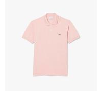 Lacoste Mens Classic Fit L.12.12 Marl Polo Shirt in Pink Cotton - Size Small
