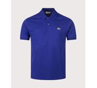 Lacoste Mens Classic Fit L1212 Croc Logo Polo Shirt - Colour: BDM Indigo Blue - Size: 4/M