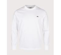 Lacoste Long Sleeve Cotton T Shirt White